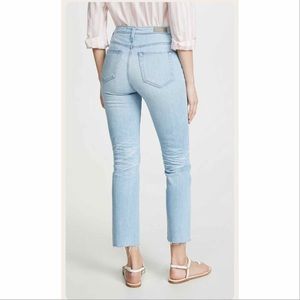 Nwot AG Isabelle straight crop high rise